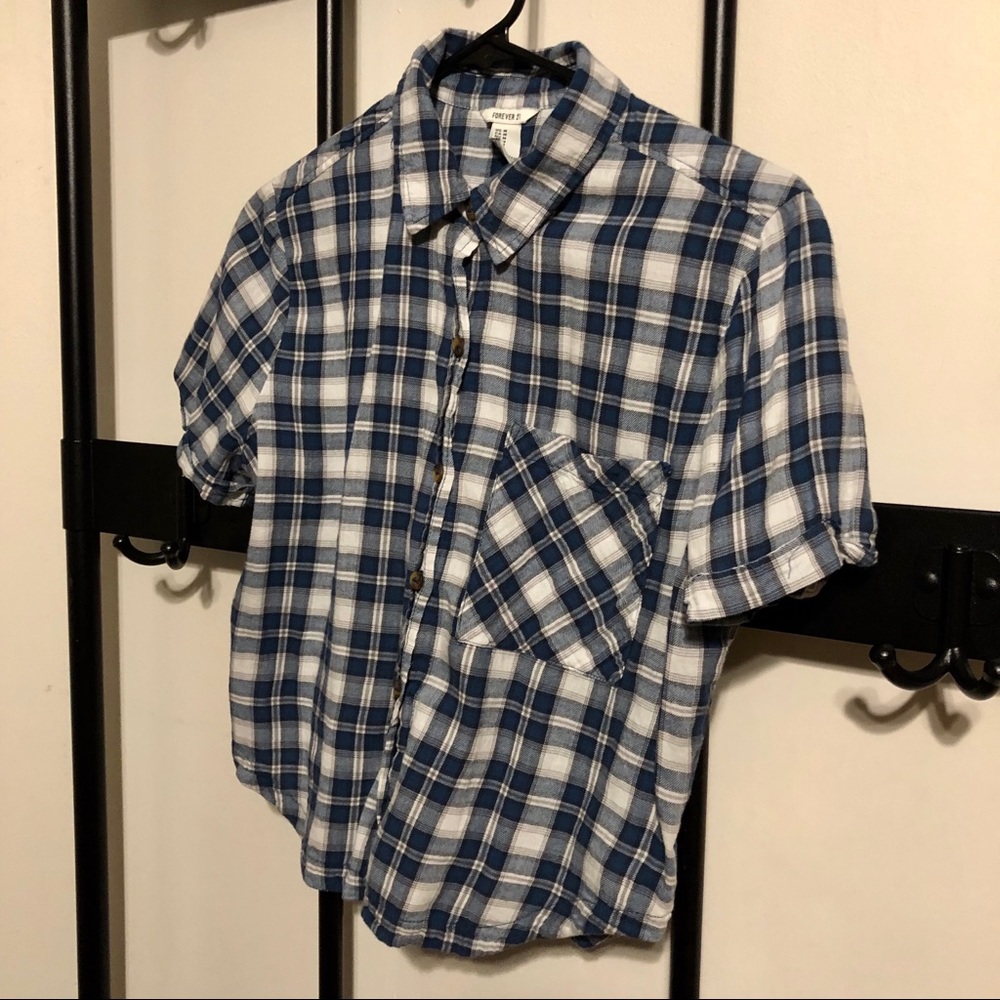 Short sleeve cotton shirt size M
